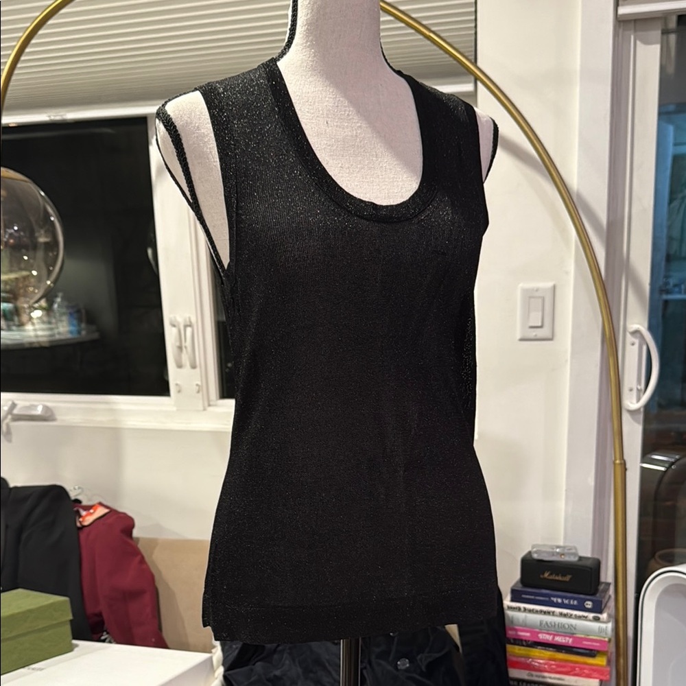 Elegant Black Sleeveless Top